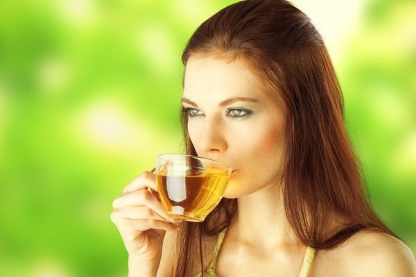 Drinking Green Tea2