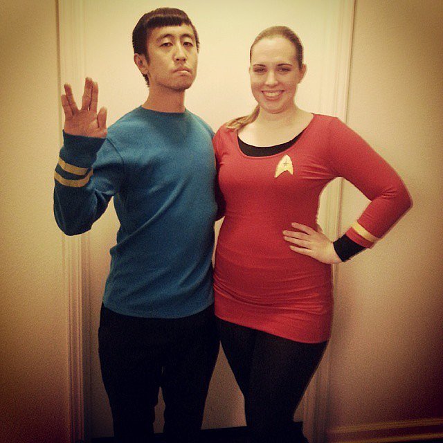 Fantasias de carnaval para casais Spock-Uhura-From-Star-Trek